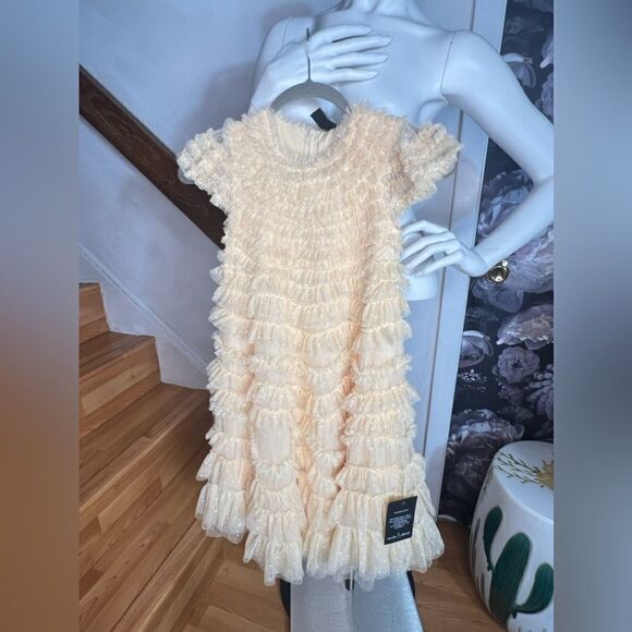 Needle & Thread × WILD ROSE RUFFLE KIDS DRESS/ size 8 years - Picture 6 of 9